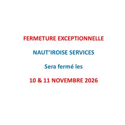 Image principale Fermeture exceptionnelle