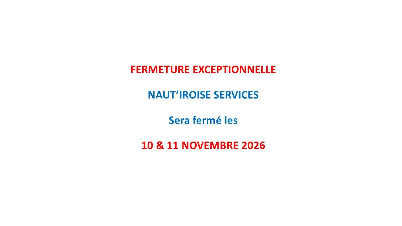 Image principale Fermeture exceptionnelle