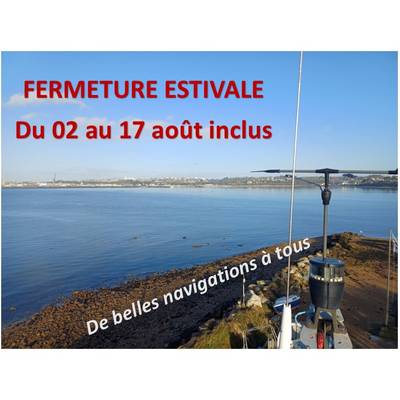 Image principale Fermeture Estivale
